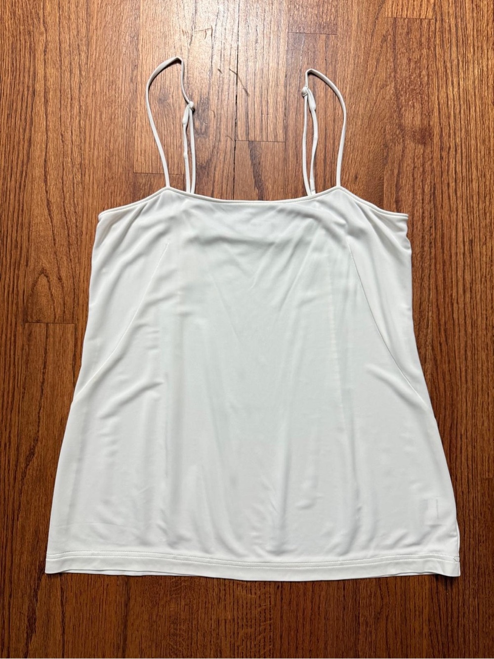 Akris White Spaghetti-Strap Camisole